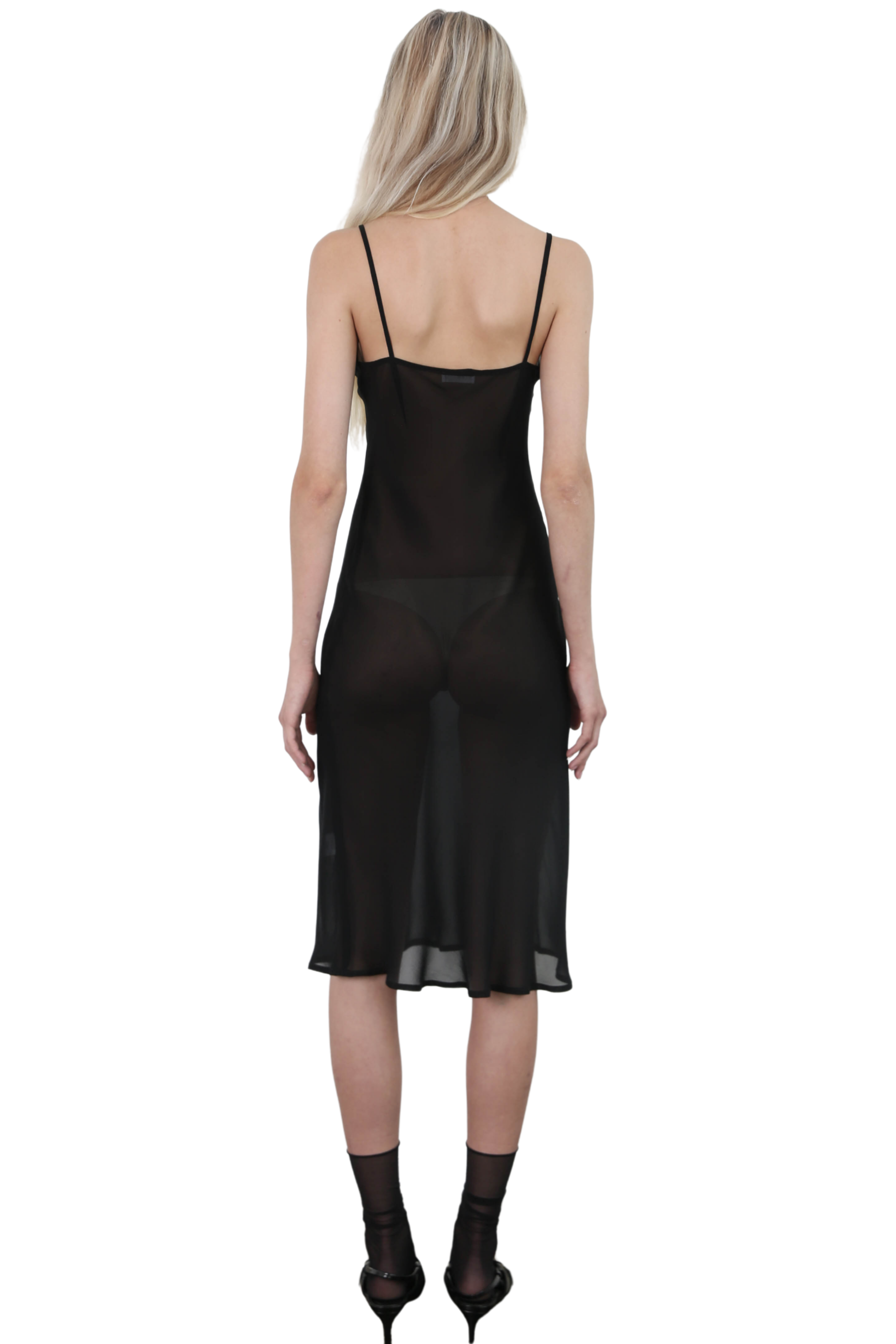 BIAS MIDI SLIP DRESS