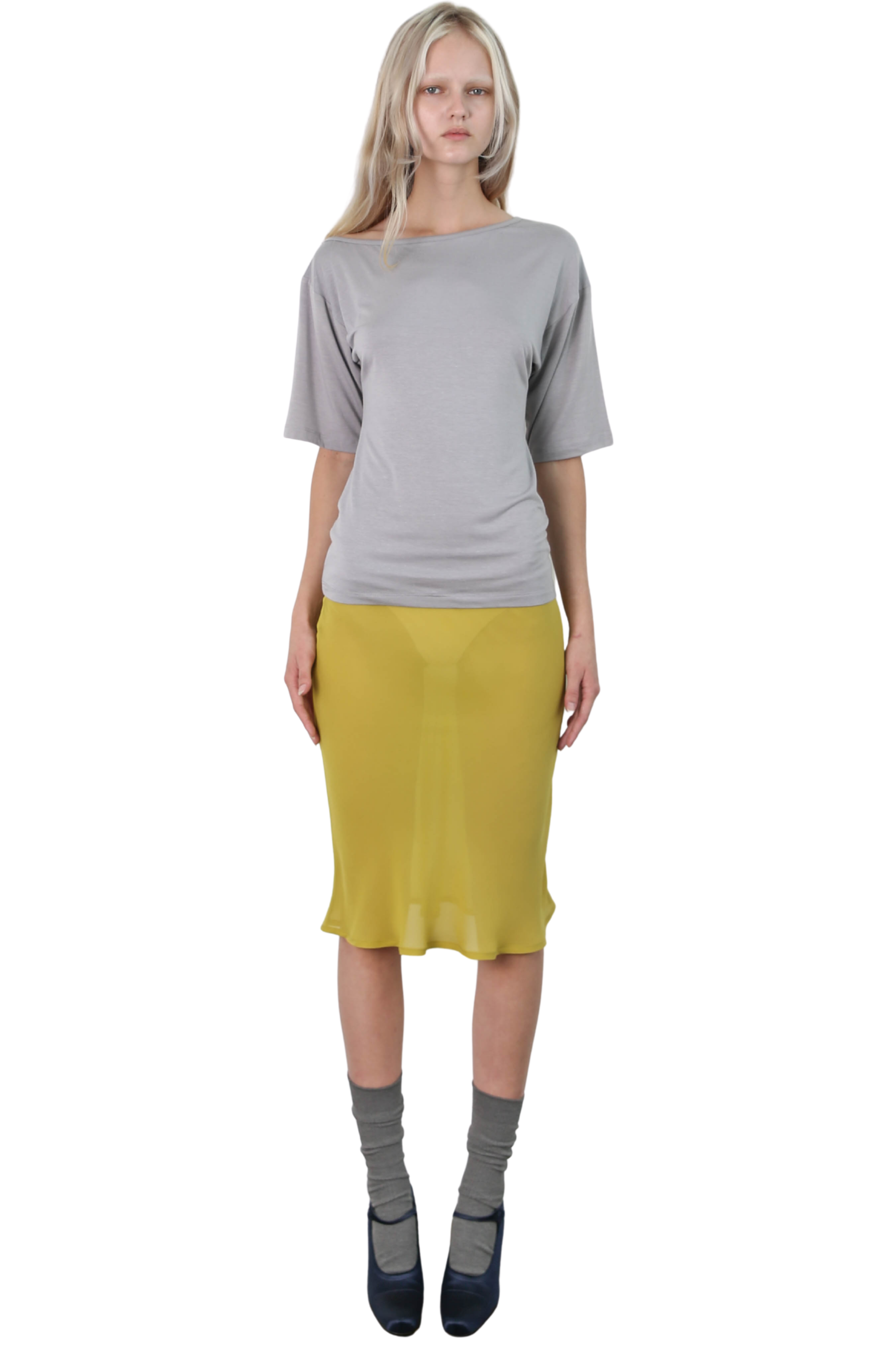 BIAS MIDI SKIRT